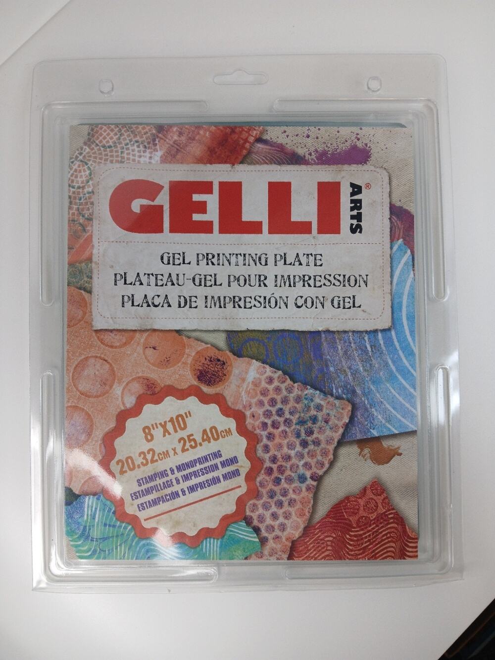 Gelli Arts Gel Printing Plate 8 x 10 Pre-Owned *